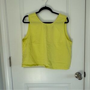 Citron Cropped Sleeveless Women's Top